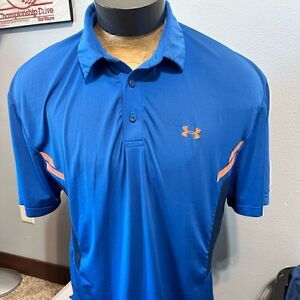Under Armour HeatGear Mens Large Short Sleeve Polo
